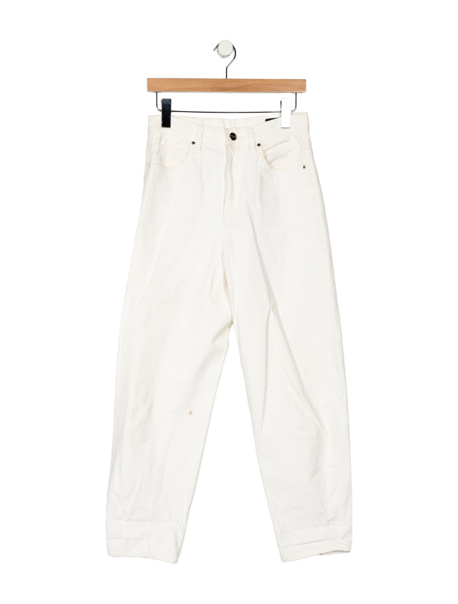GoldSign High-Rise Straight Leg Jeans