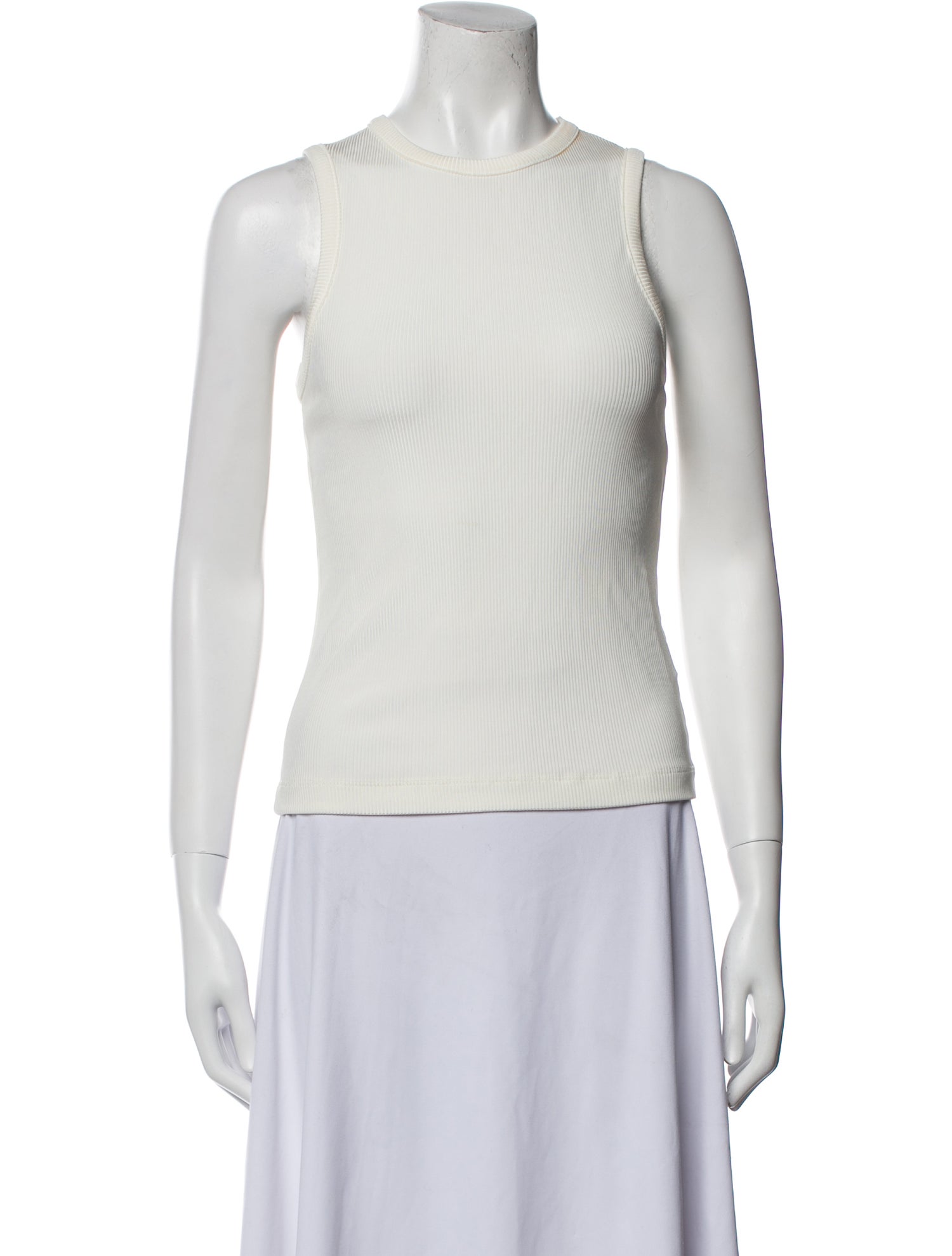 GoldSign Crew Neck Sleeveless Top