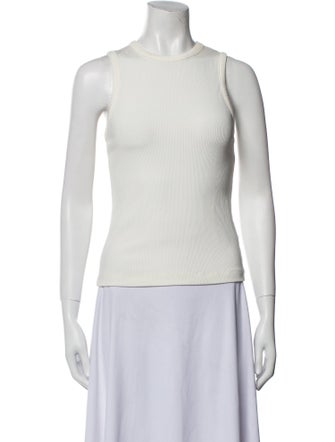 GoldSign Crew Neck Sleeveless Top