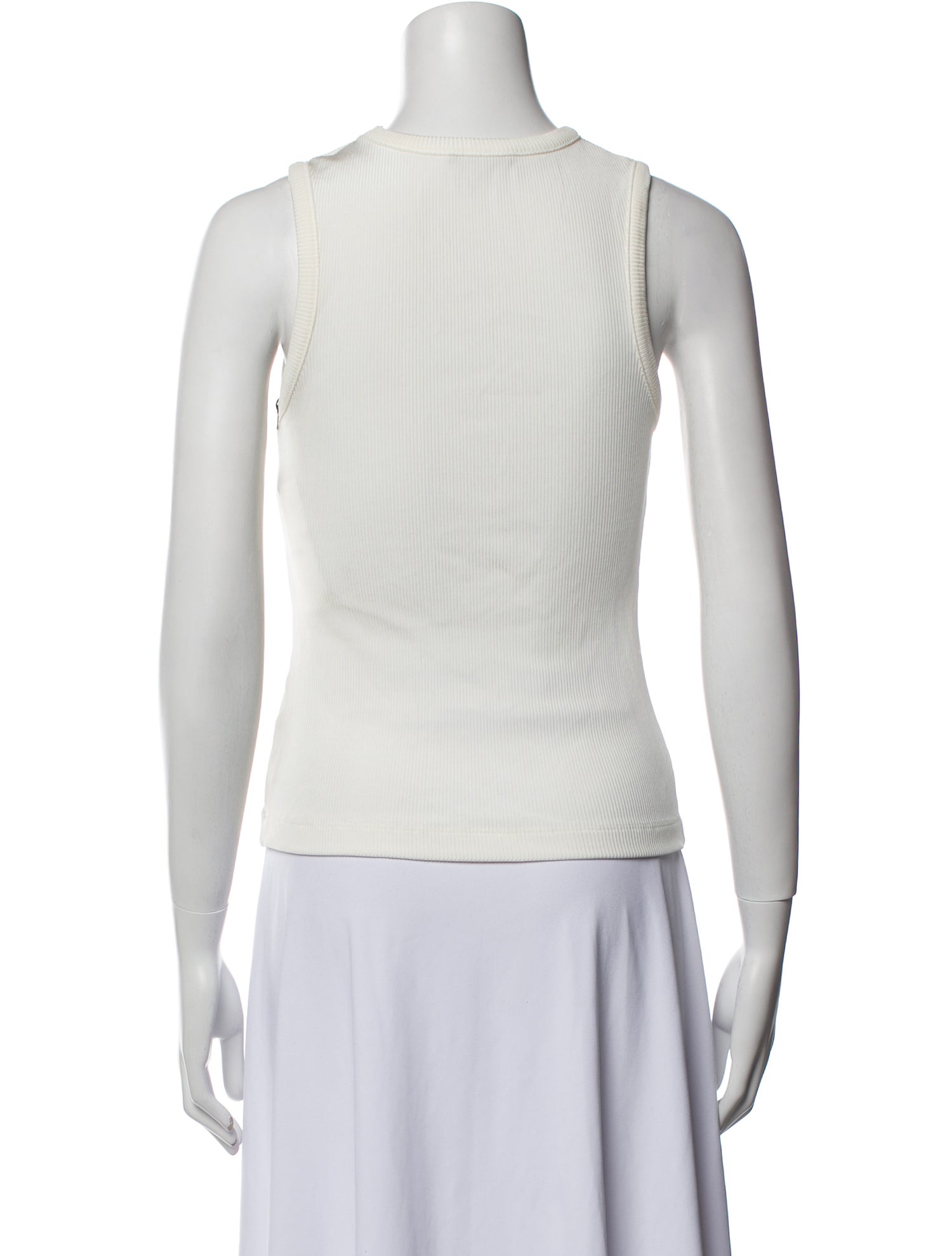 GoldSign Crew Neck Sleeveless Top