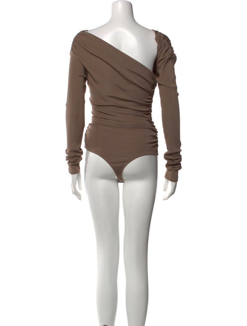 GoldSign V-Neck Long Sleeve Bodysuit