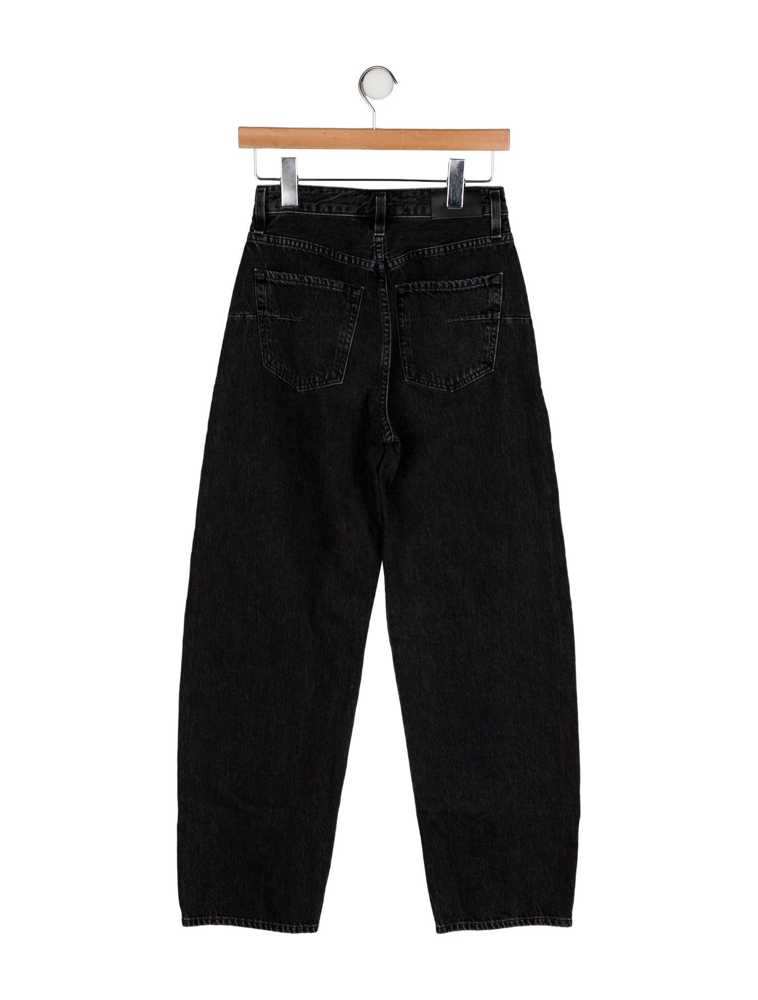 GoldSign Mid-Rise Straight Leg Jeans