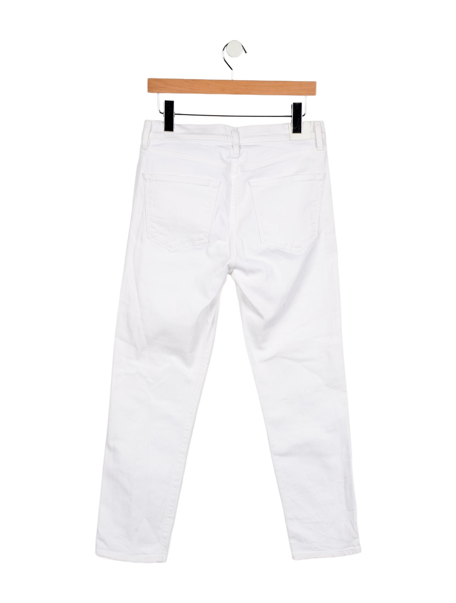 GoldSign Mid-Rise Straight Leg Jeans