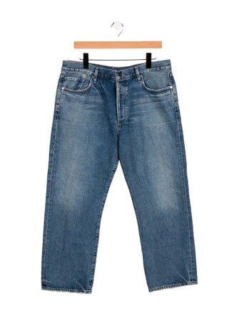 GoldSign High-Rise Wide Leg Jeans