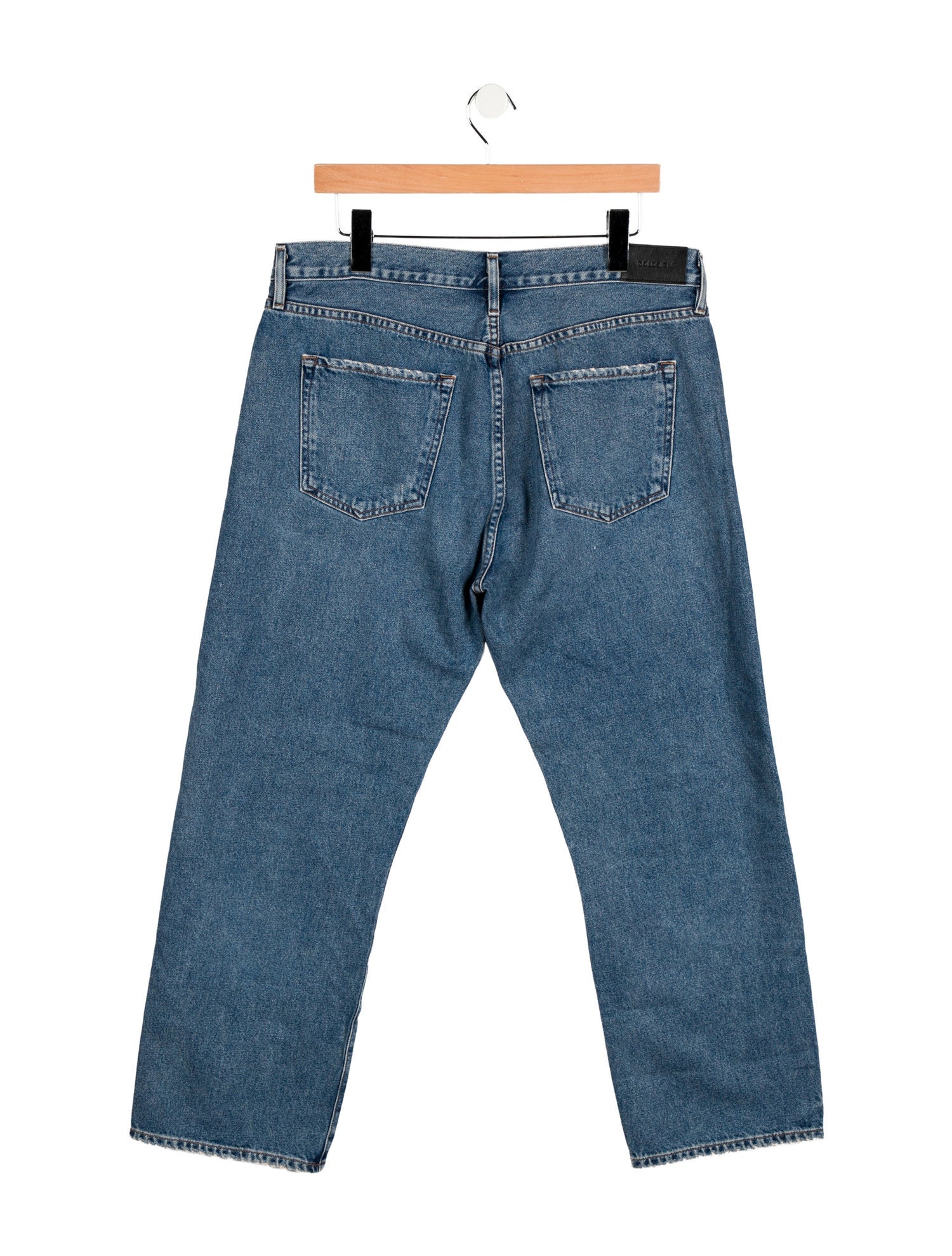 GoldSign High-Rise Wide Leg Jeans