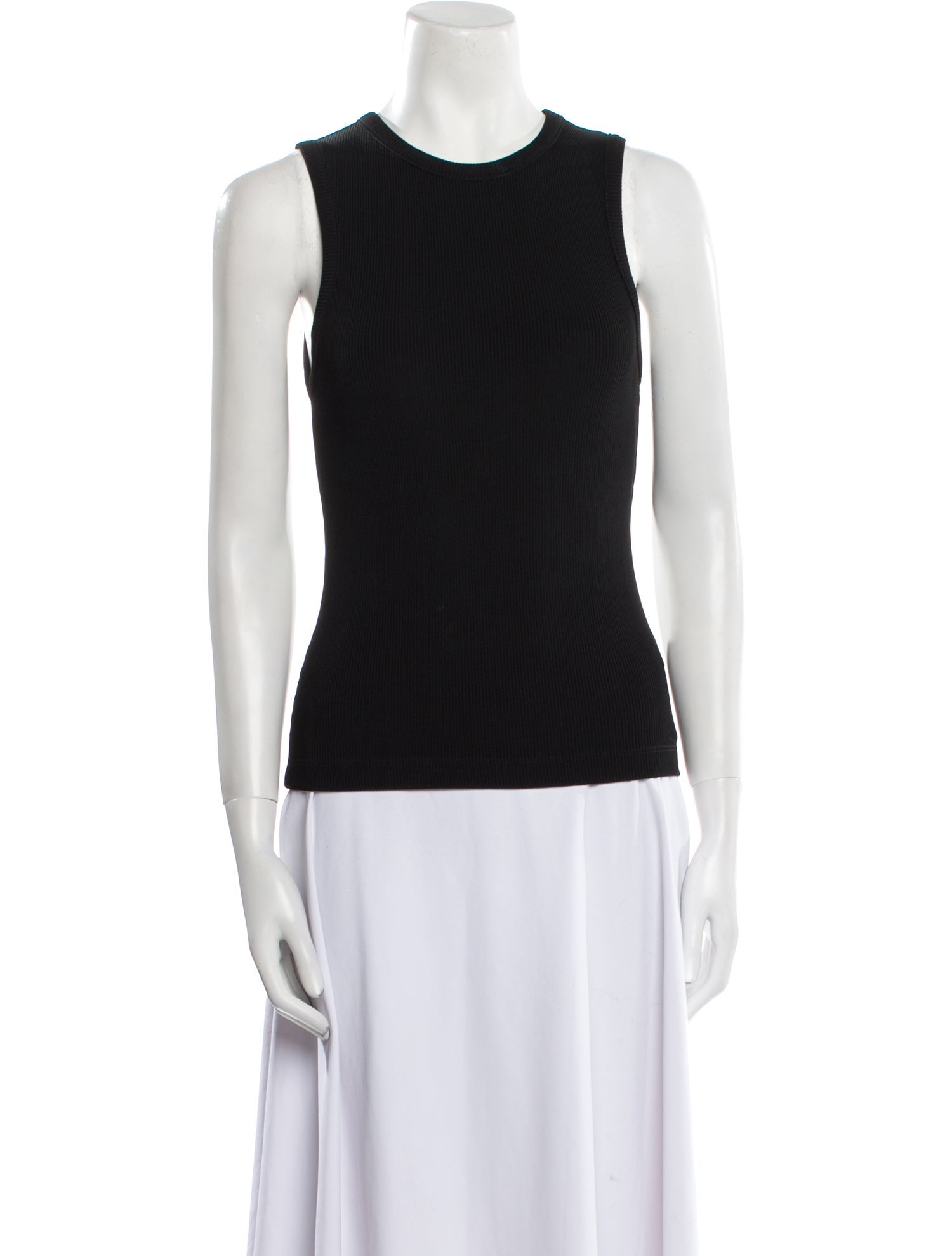 GoldSign Crew Neck Sleeveless Top