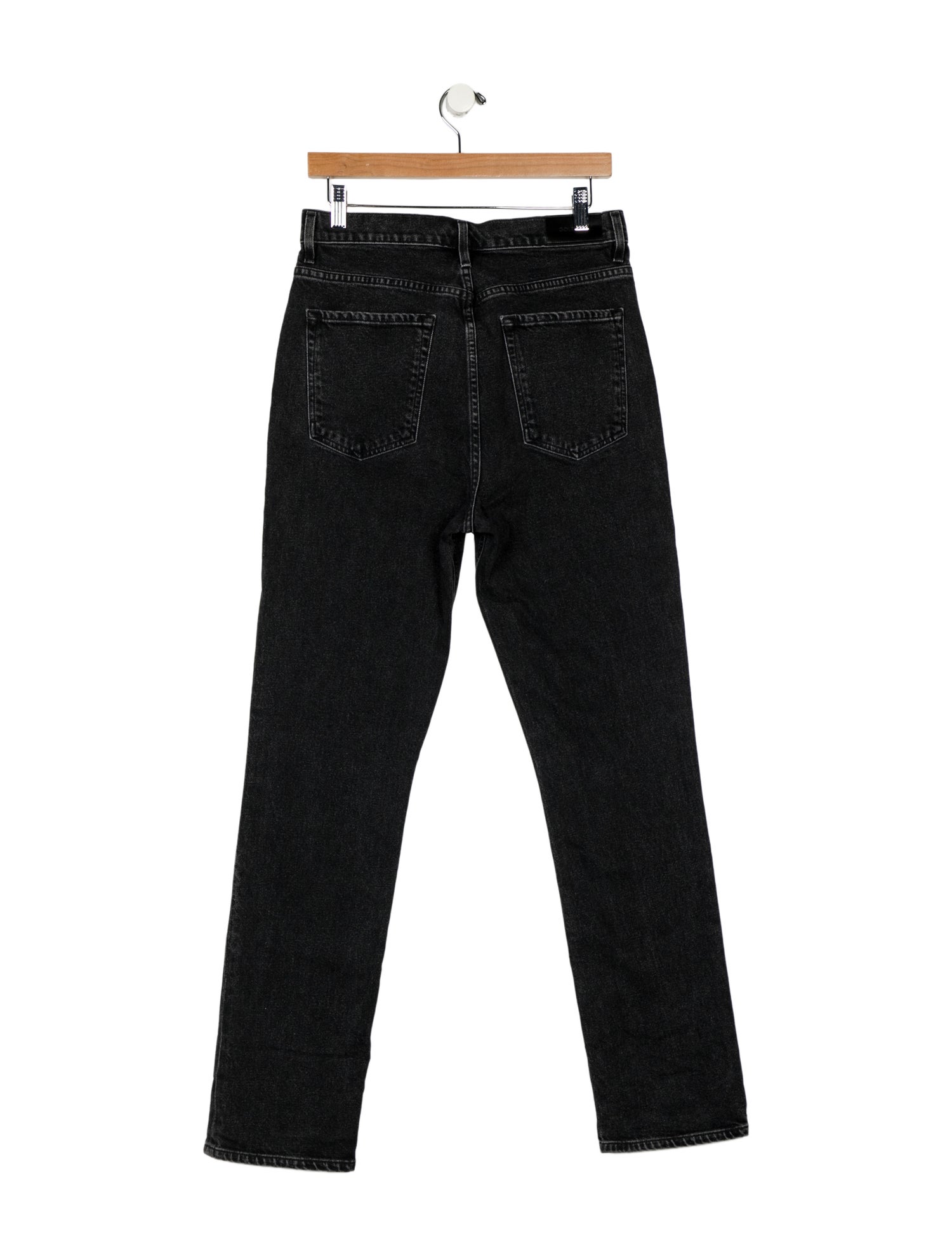 GoldSign High-Rise Straight Leg Jeans