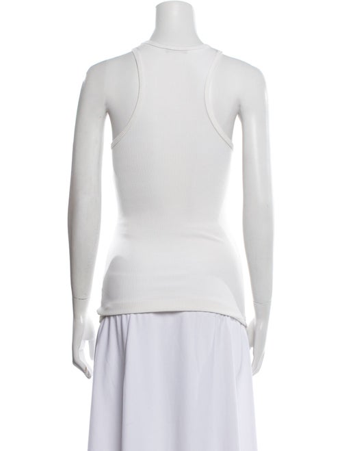 GoldSign V-Neck Sleeveless Top