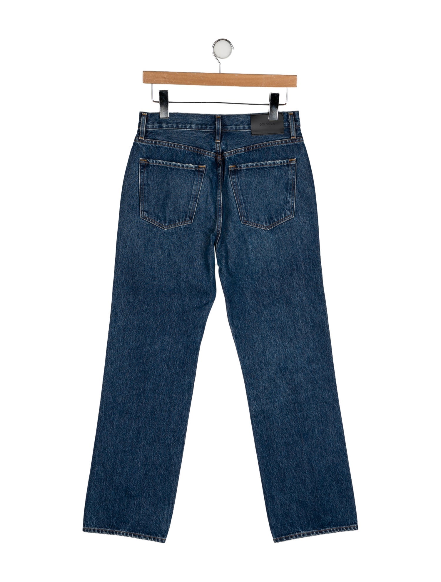 GoldSign High-Rise Wide Leg Jeans