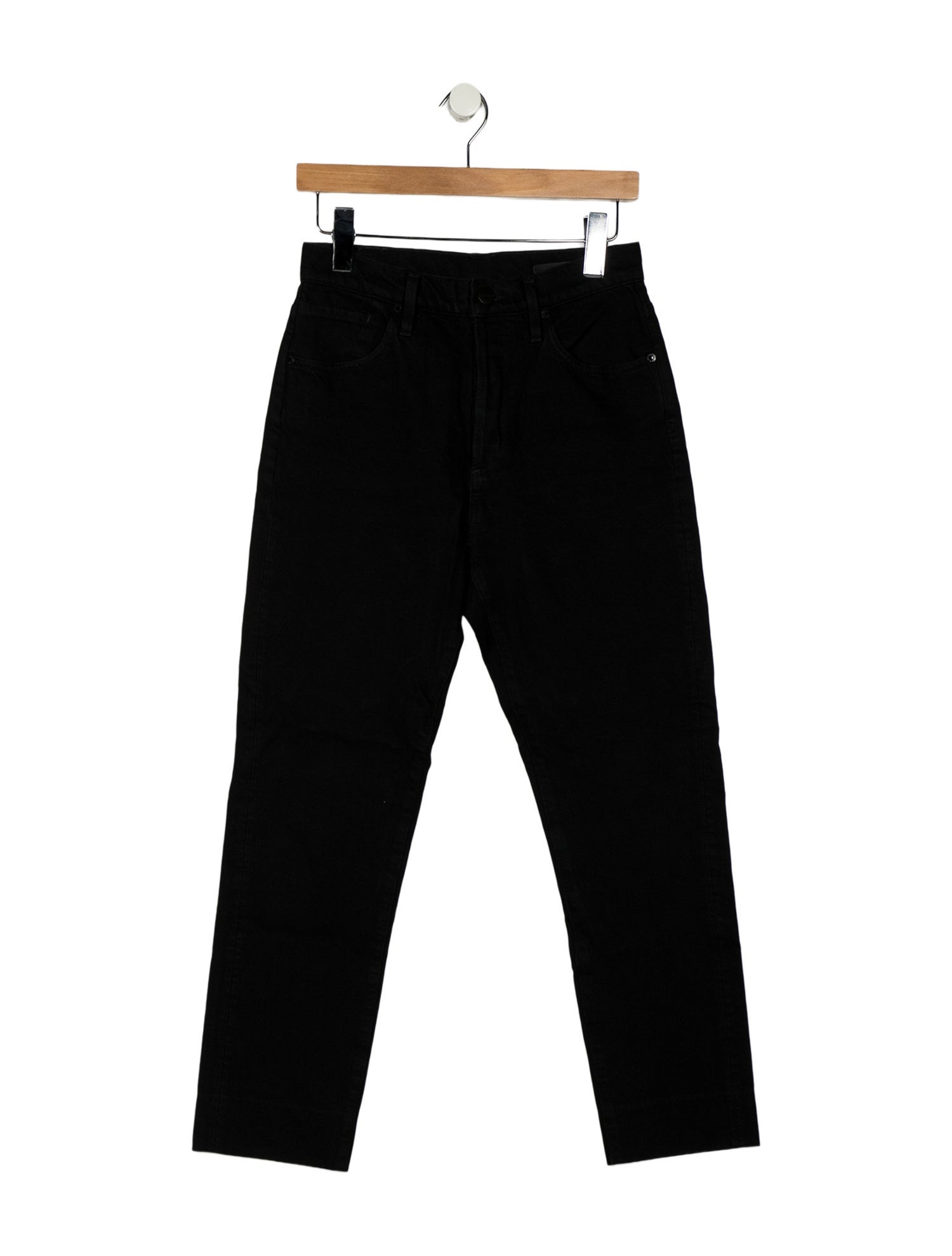GoldSign High-Rise Straight Leg Jeans