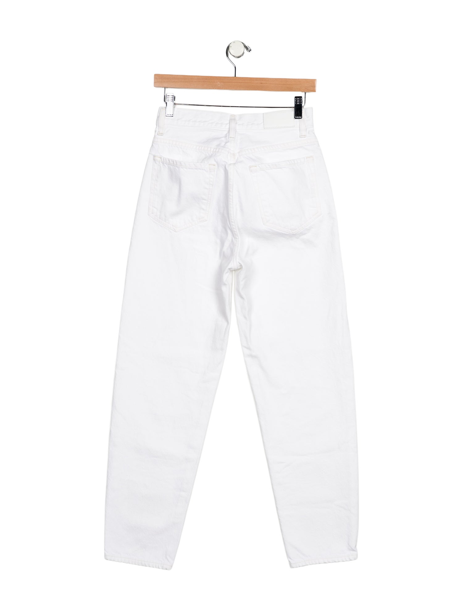 GoldSign High-Rise Straight Leg Jeans