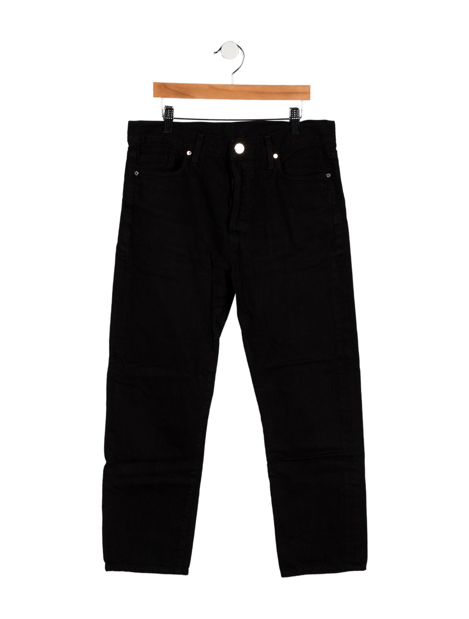 GoldSign Mid-Rise Straight Leg Jeans