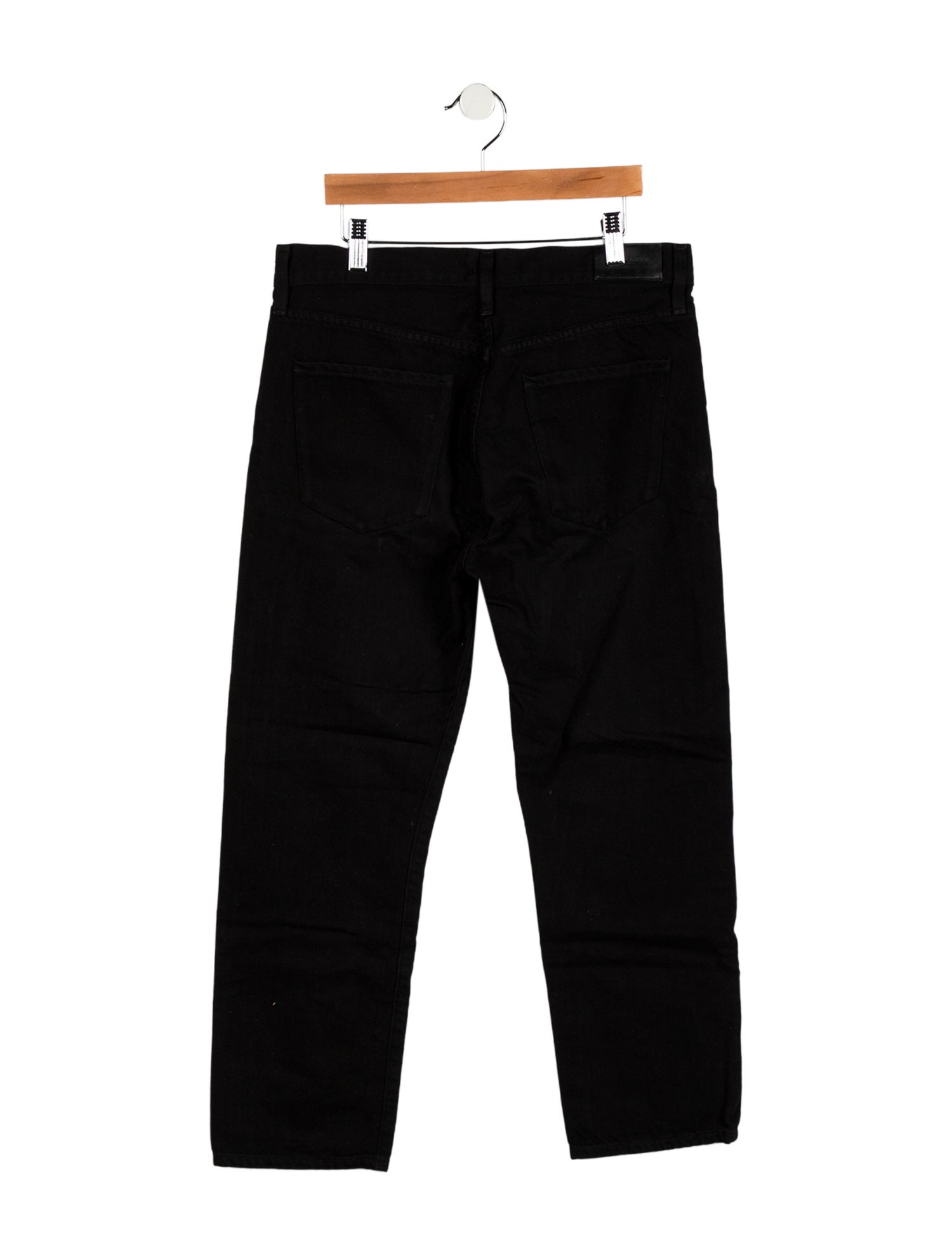GoldSign Mid-Rise Straight Leg Jeans