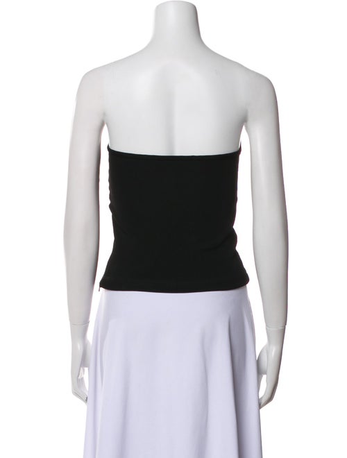 GoldSign Strapless Crop Top