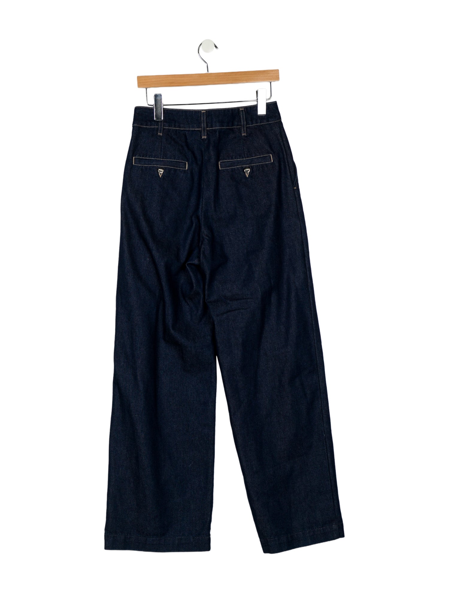 GoldSign High-Rise Wide Leg Jeans