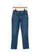 GoldSign High-Rise Straight Leg Jeans