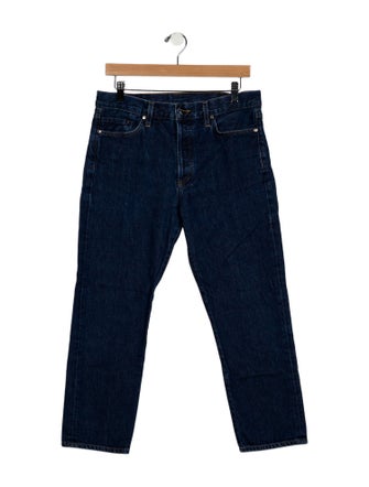GoldSign High-Rise Straight Leg Jeans