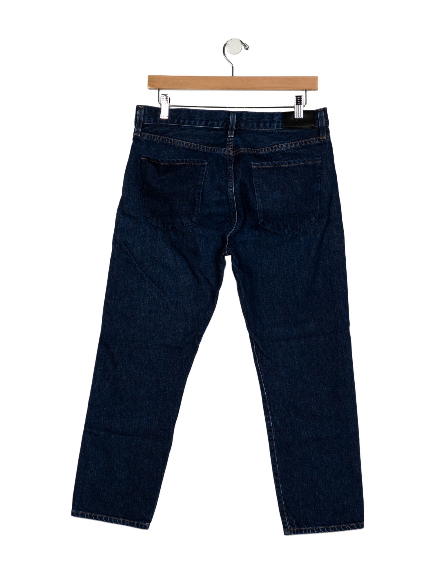 GoldSign High-Rise Straight Leg Jeans
