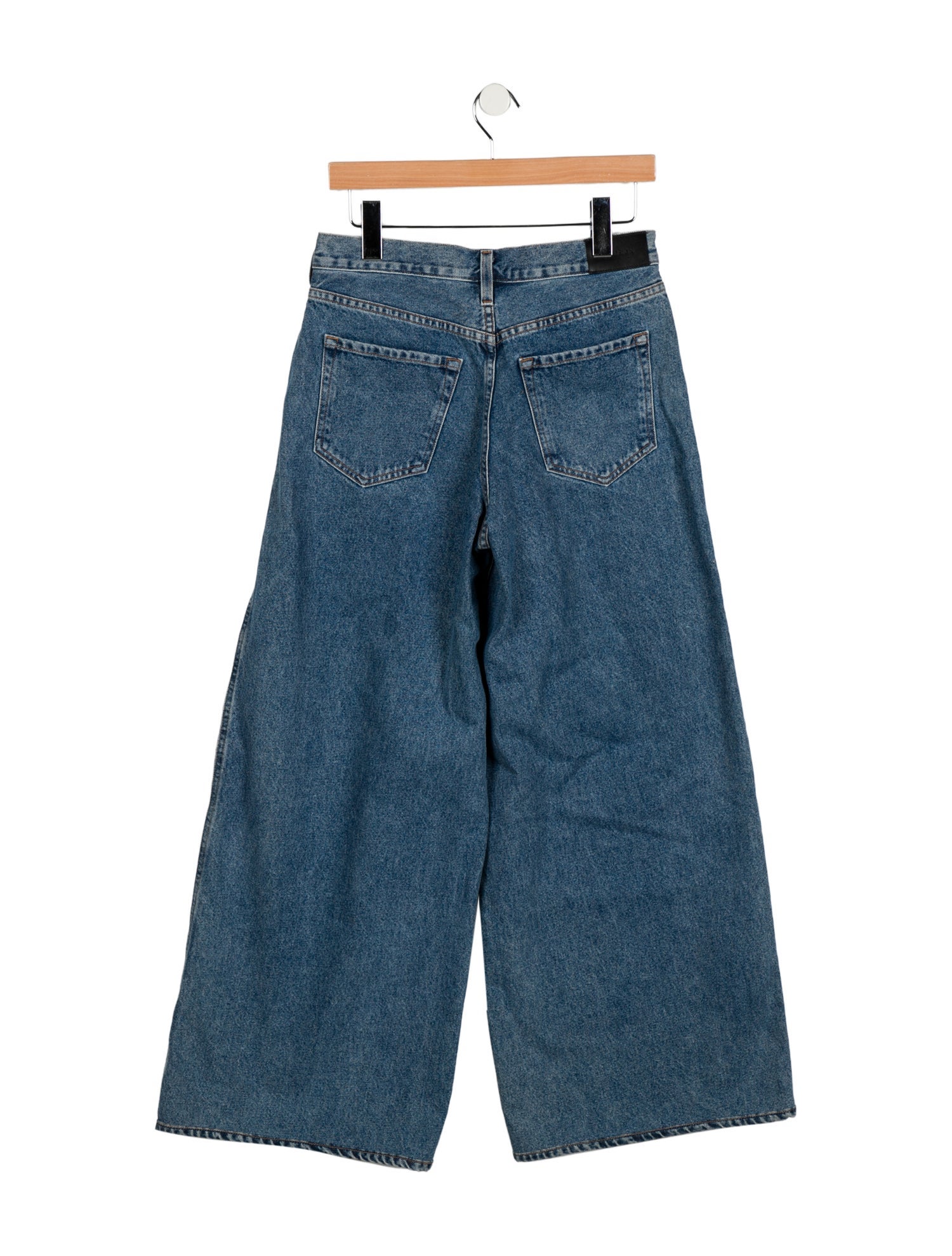 GoldSign High-Rise Wide Leg Jeans