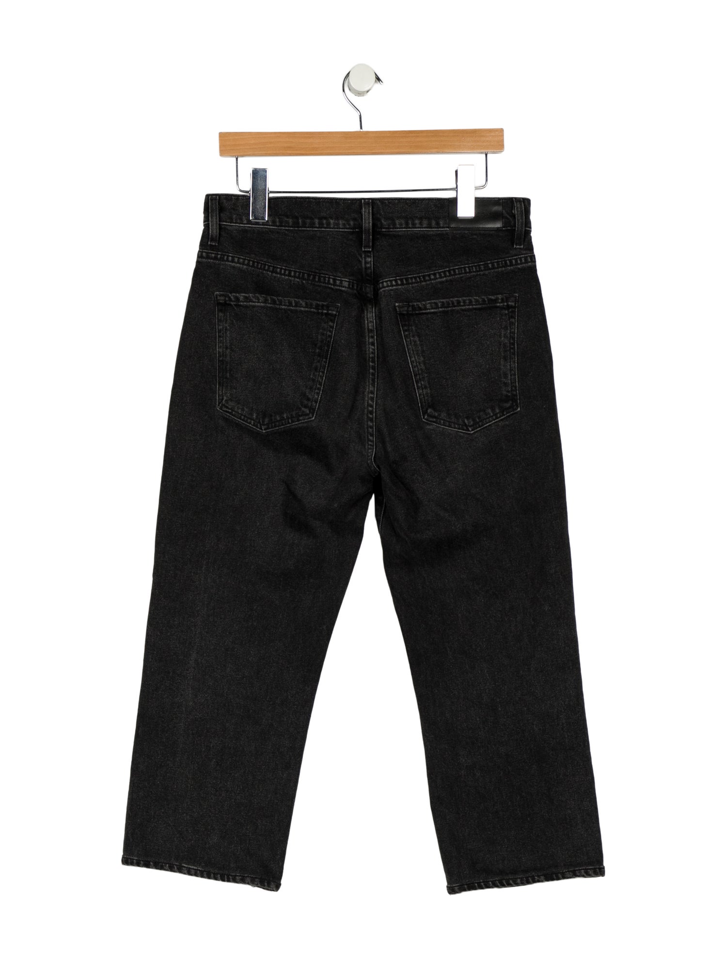 GoldSign High-Rise Straight Leg Jeans