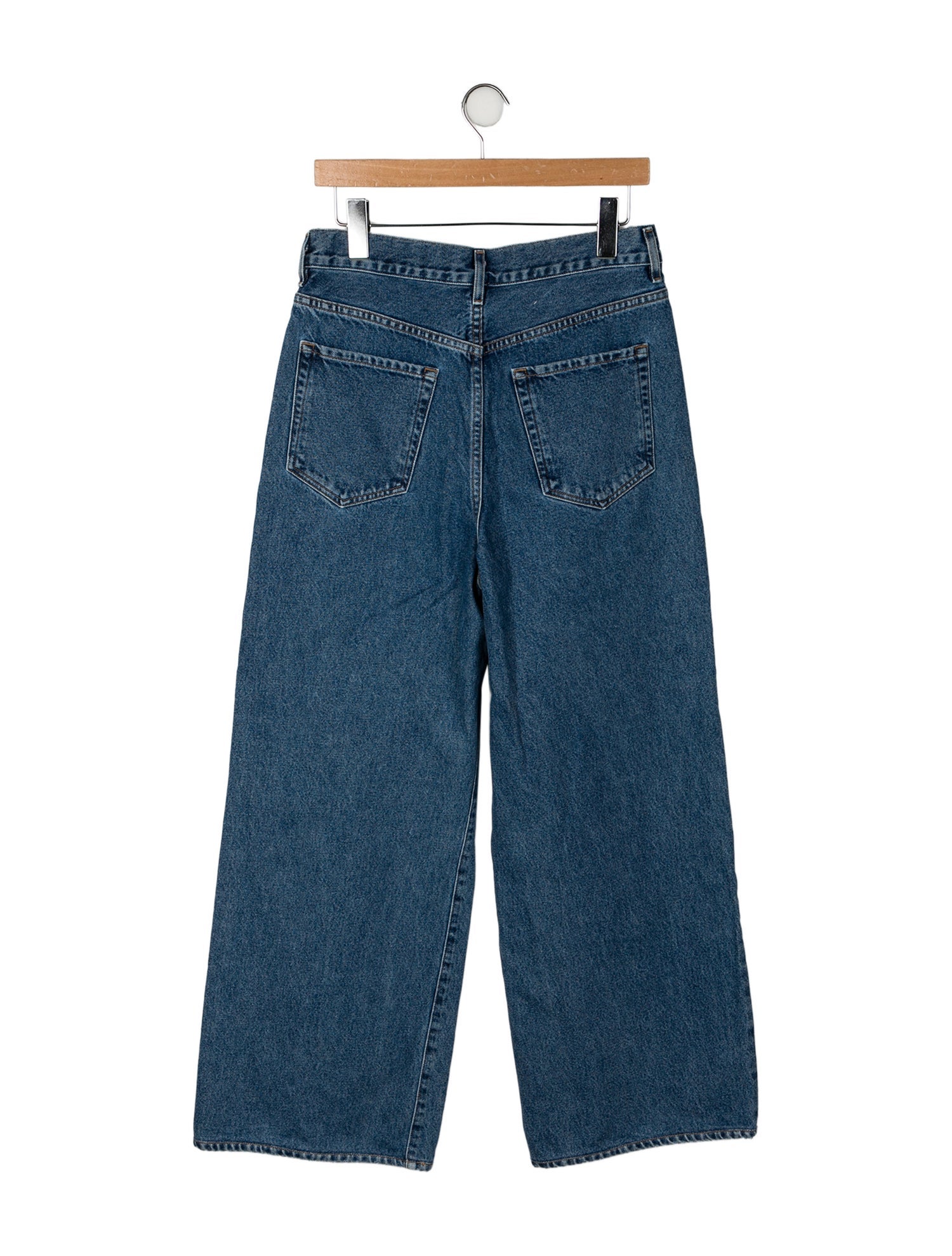 GoldSign High-Rise Wide Leg Jeans