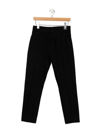 GoldSign Mid-Rise Straight Leg Jeans