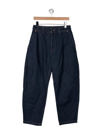 GoldSign High-Rise Straight Leg Jeans