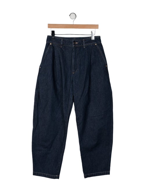 GoldSign High-Rise Straight Leg Jeans