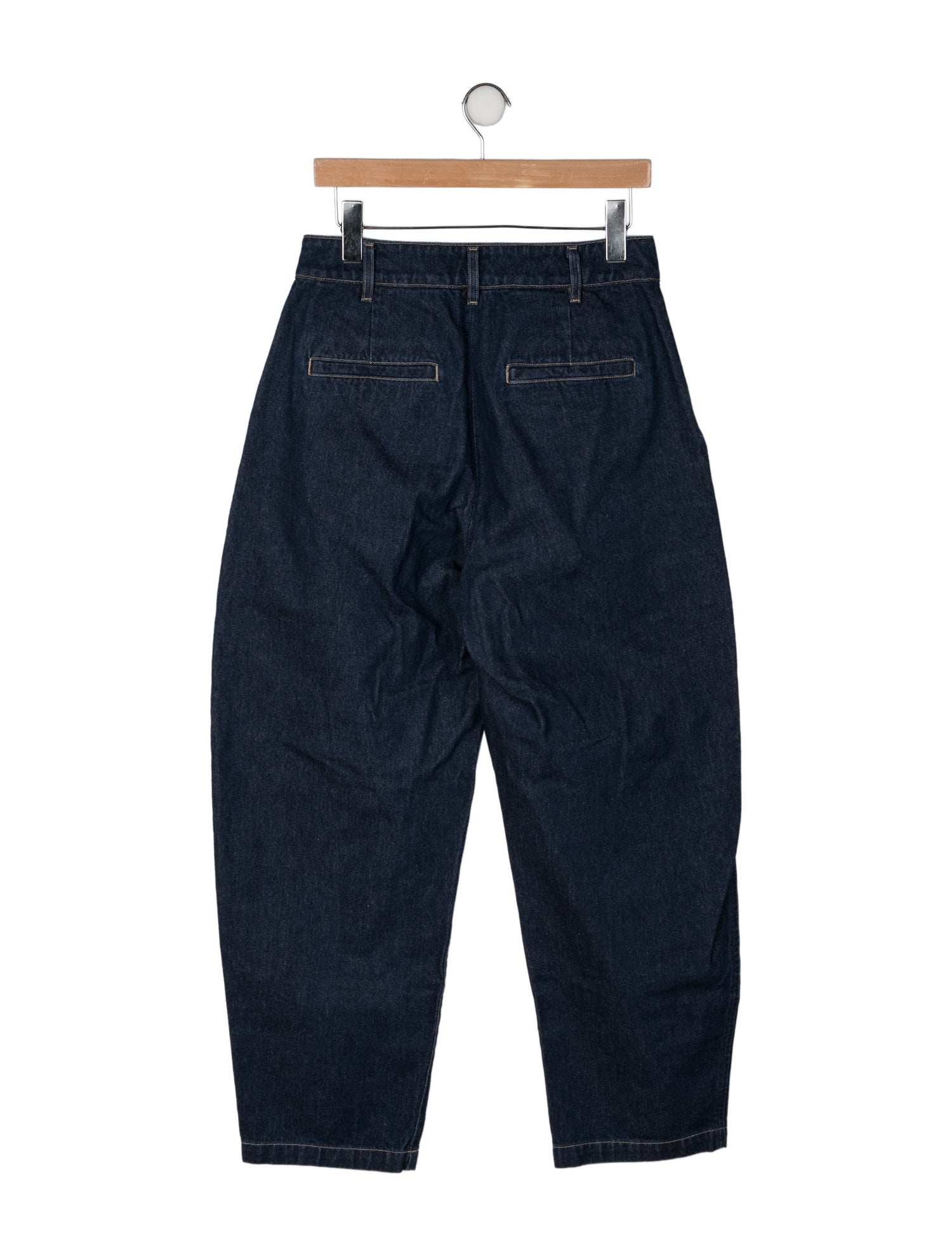 GoldSign High-Rise Straight Leg Jeans