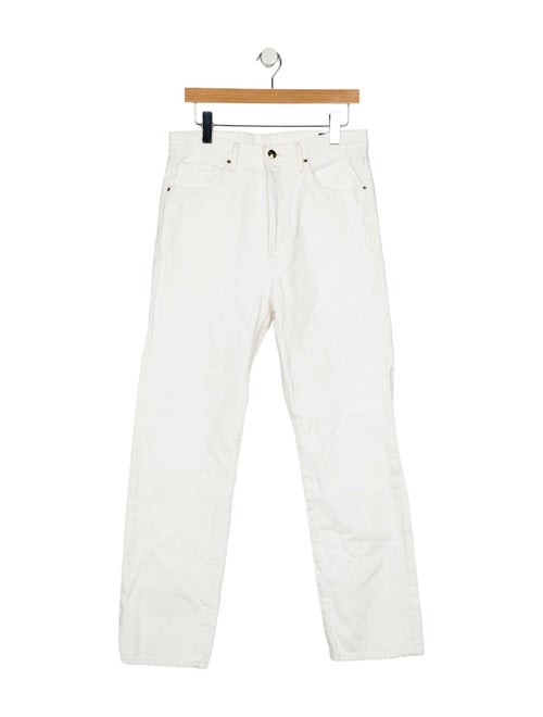 GoldSign High-Rise Straight Leg Jeans