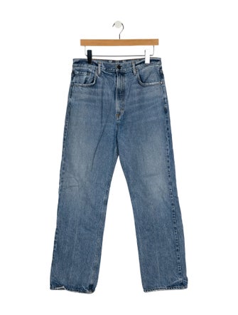 GoldSign High-Rise Wide Leg Jeans