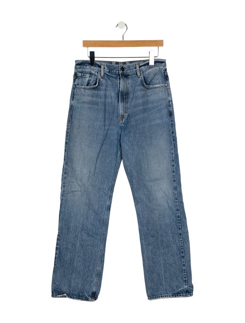 GoldSign High-Rise Wide Leg Jeans