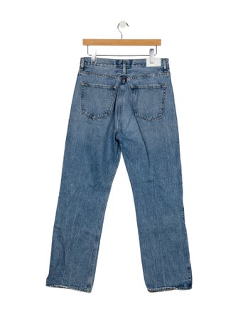 GoldSign High-Rise Wide Leg Jeans