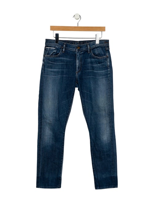 GoldSign Mid-Rise Straight Leg Jeans