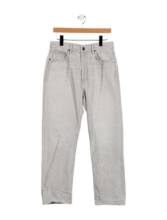 GoldSign High-Rise Straight Leg Jeans