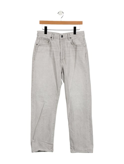 GoldSign High-Rise Straight Leg Jeans