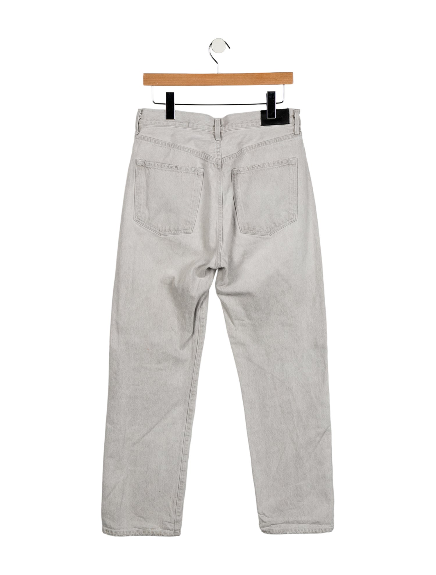 GoldSign High-Rise Straight Leg Jeans