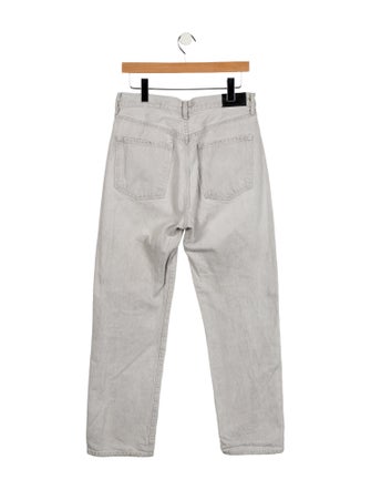 GoldSign High-Rise Straight Leg Jeans