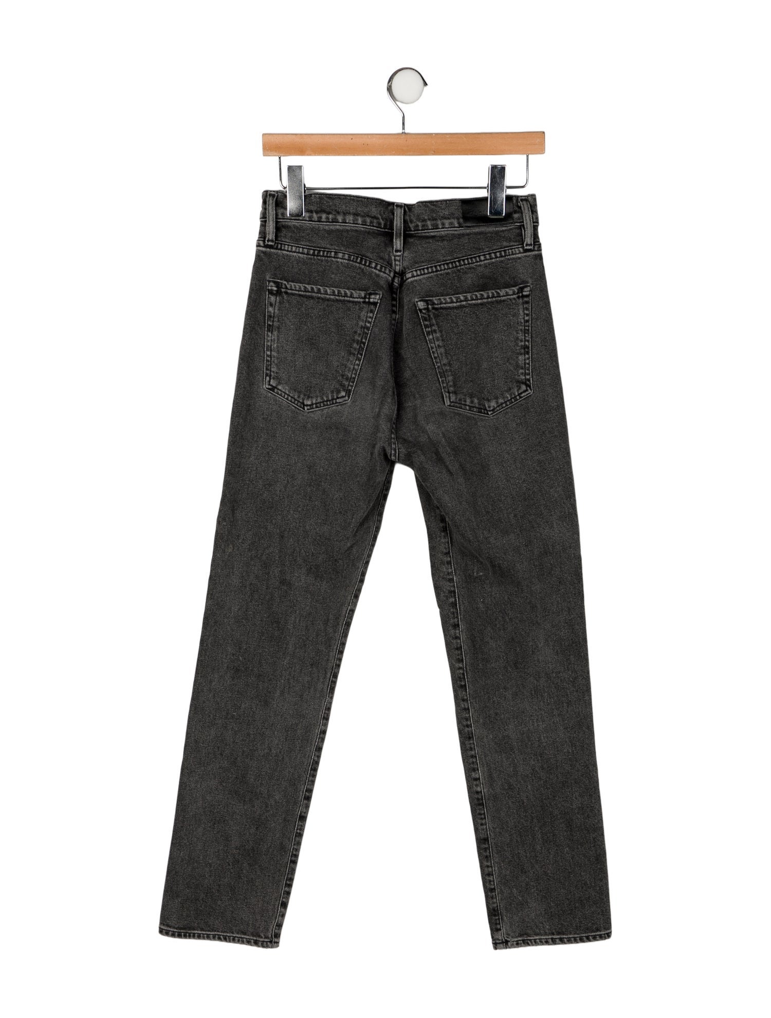 GoldSign High-Rise Straight Leg Jeans