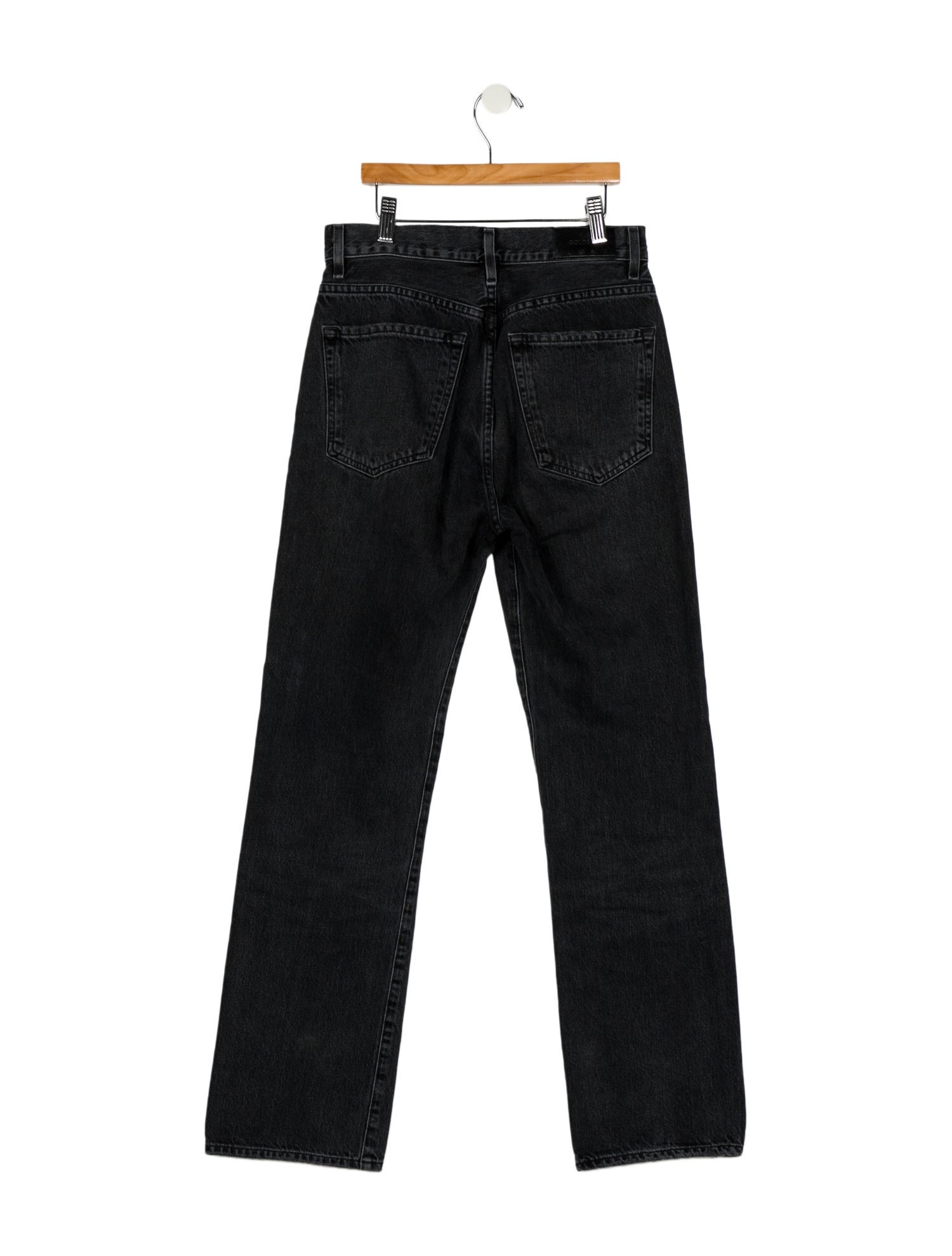 GoldSign High-Rise Straight Leg Jeans
