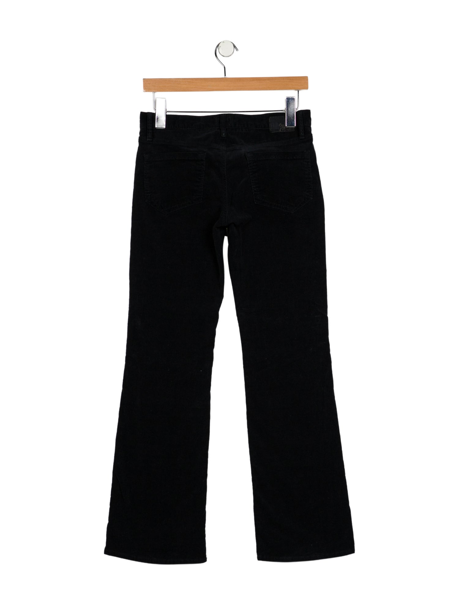 GoldSign Low-Rise Wide Leg Jeans