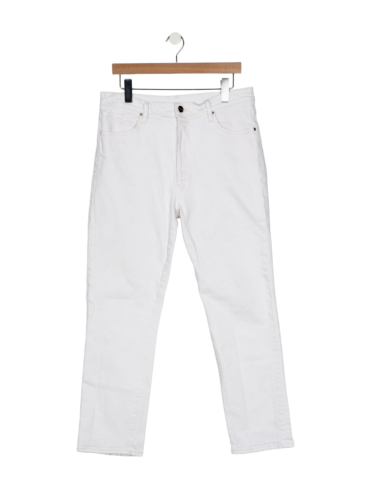 GoldSign High-Rise Straight Leg Jeans