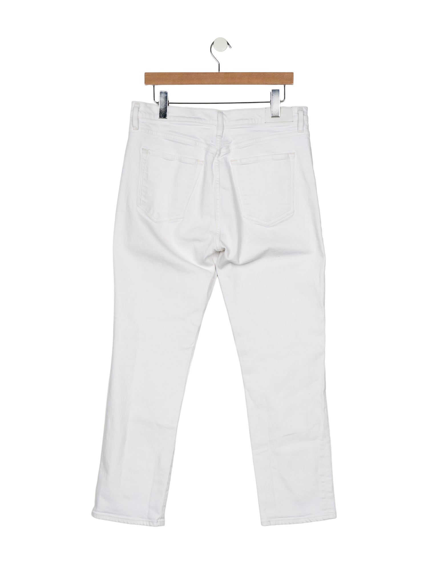 GoldSign High-Rise Straight Leg Jeans