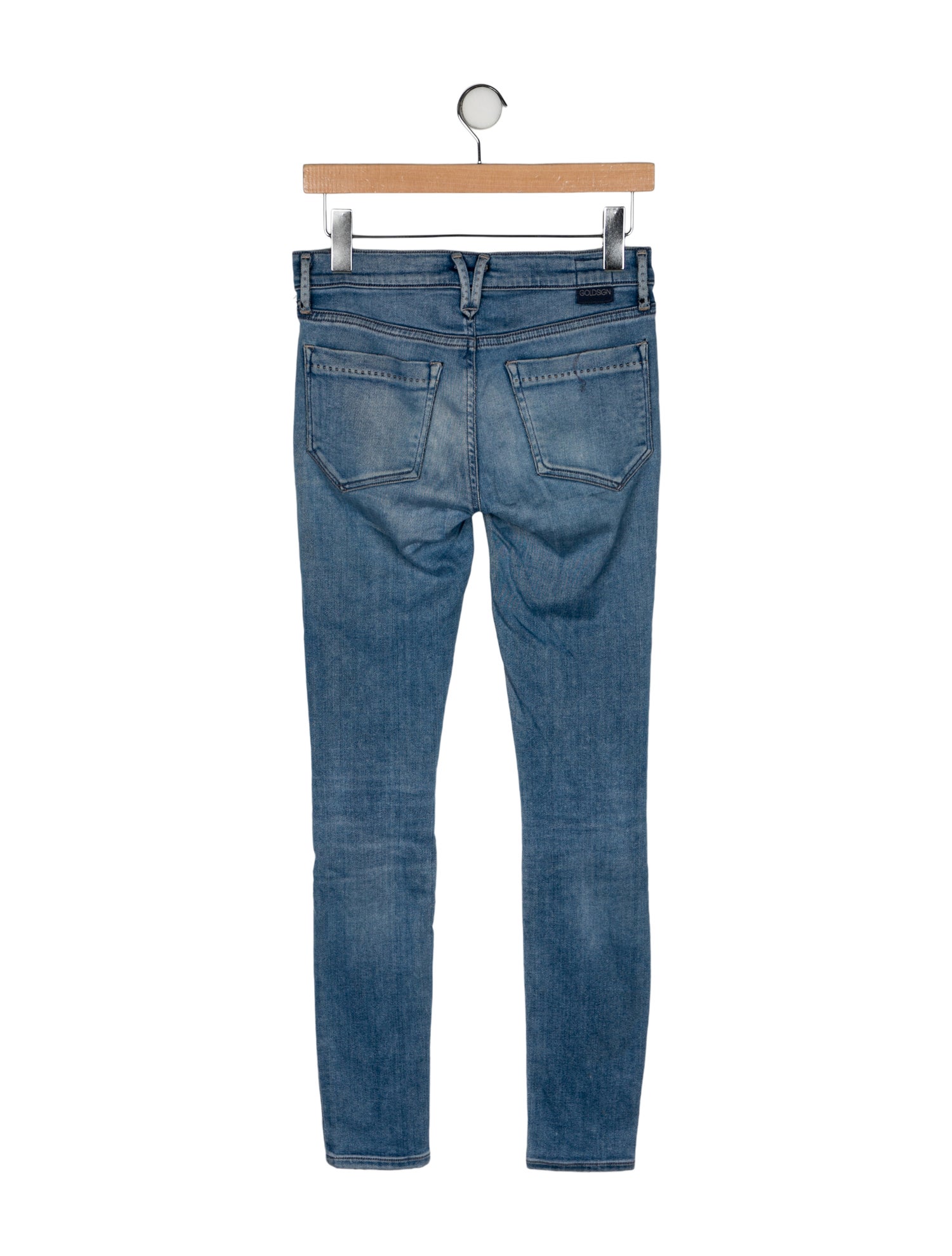 GoldSign High-Rise Skinny Leg Jeans