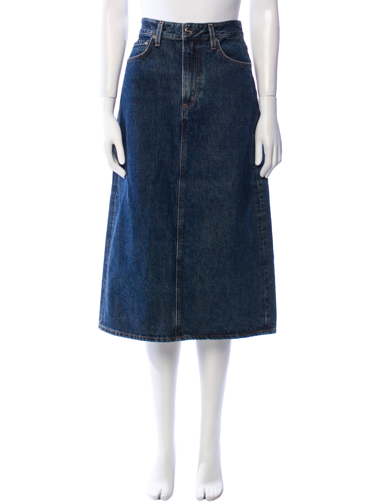 GoldSign Midi Length Skirt