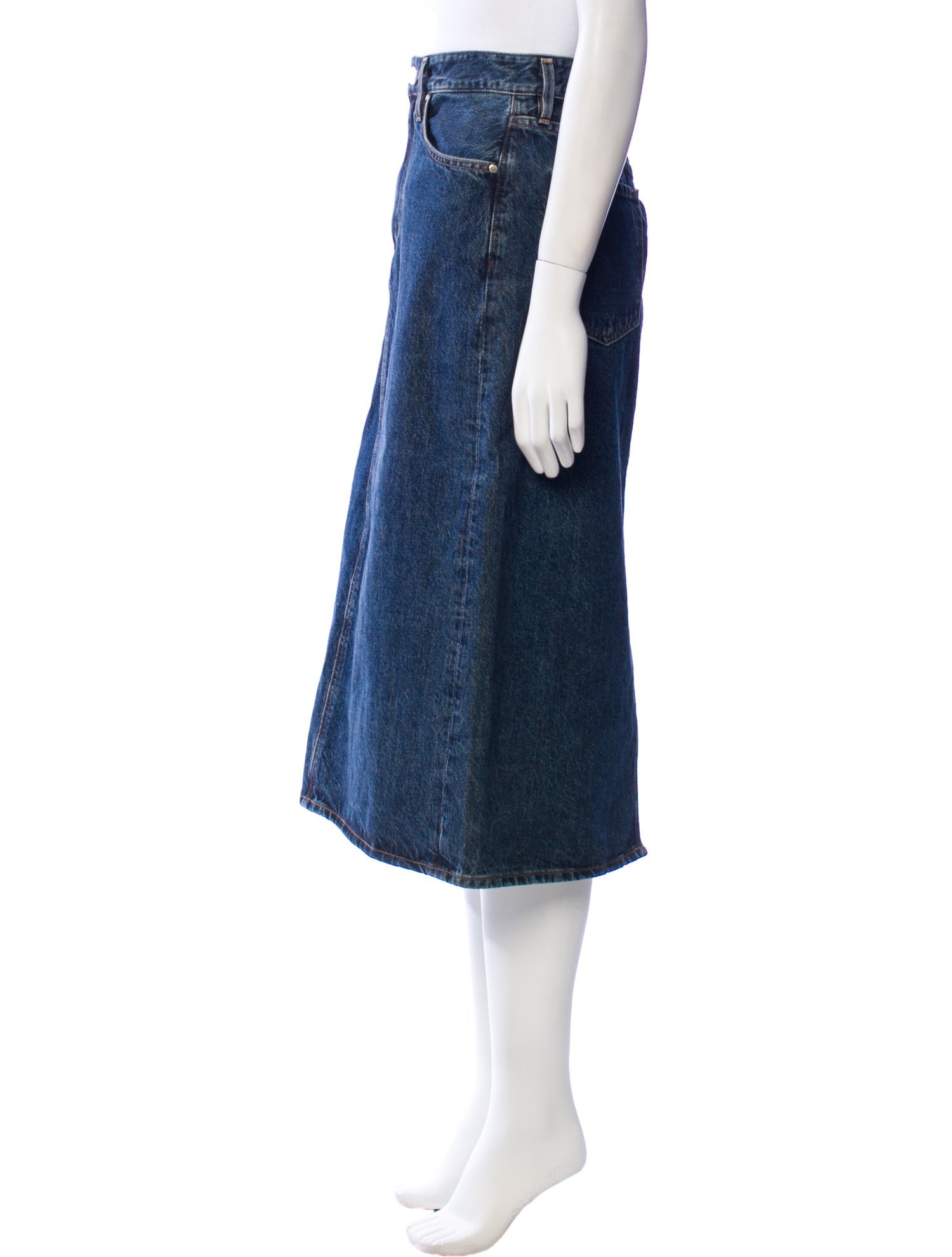 GoldSign Midi Length Skirt