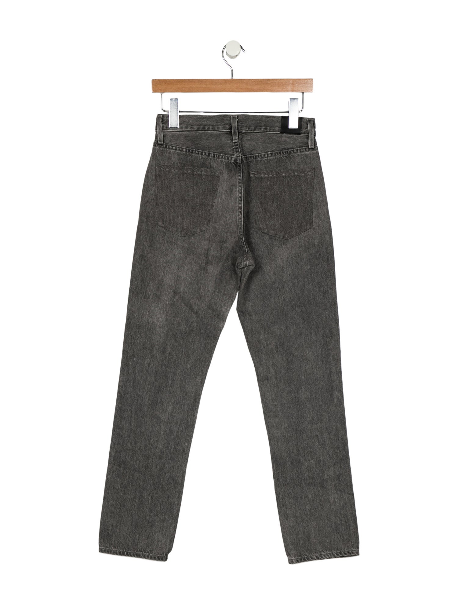 GoldSign Mid-Rise Straight Leg Jeans