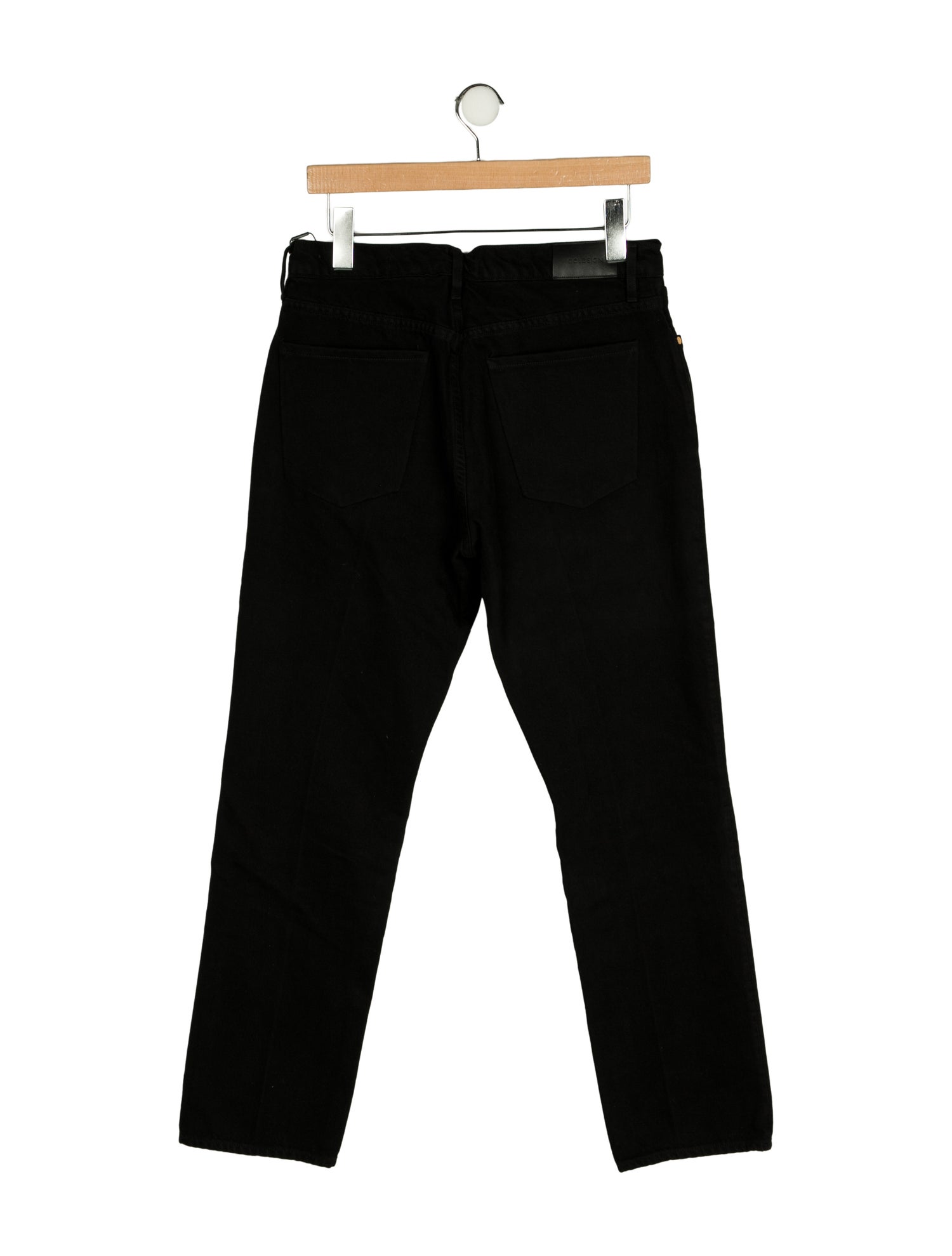 GoldSign High-Rise Straight Leg Jeans