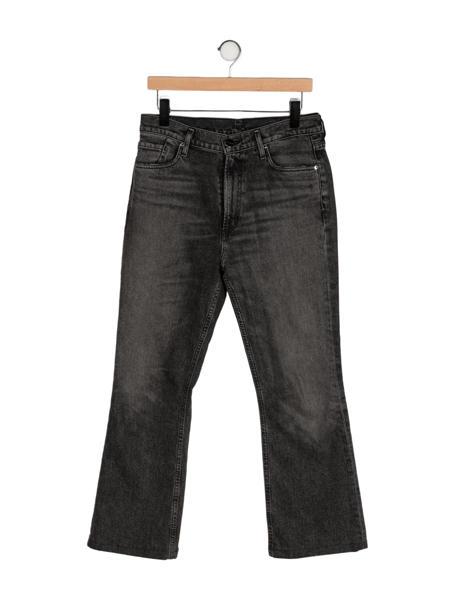 GoldSign High-Rise Wide Leg Jeans