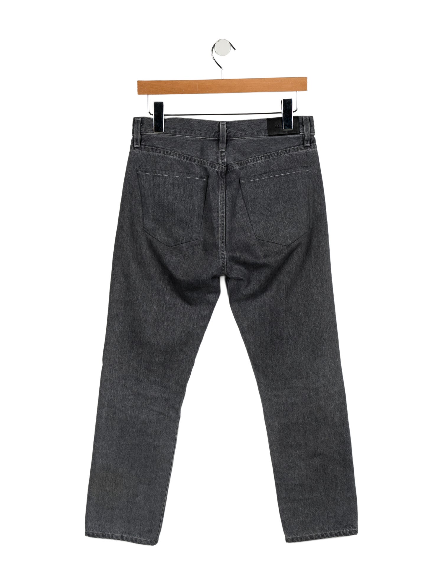 GoldSign High-Rise Straight Leg Jeans